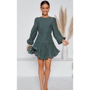 Vici Saints + Secrets Sage Swing Dress